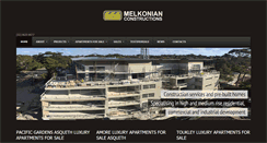 Desktop Screenshot of melkonianconstructions.com